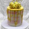 Hochzeitstorten-drip-cake-Gold